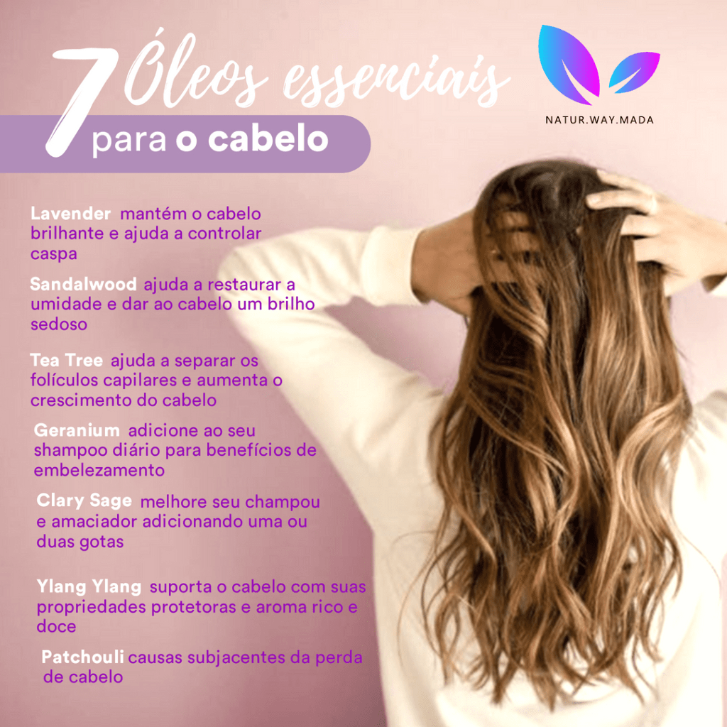 Óleos Essenciais e&nbsp;cabelo